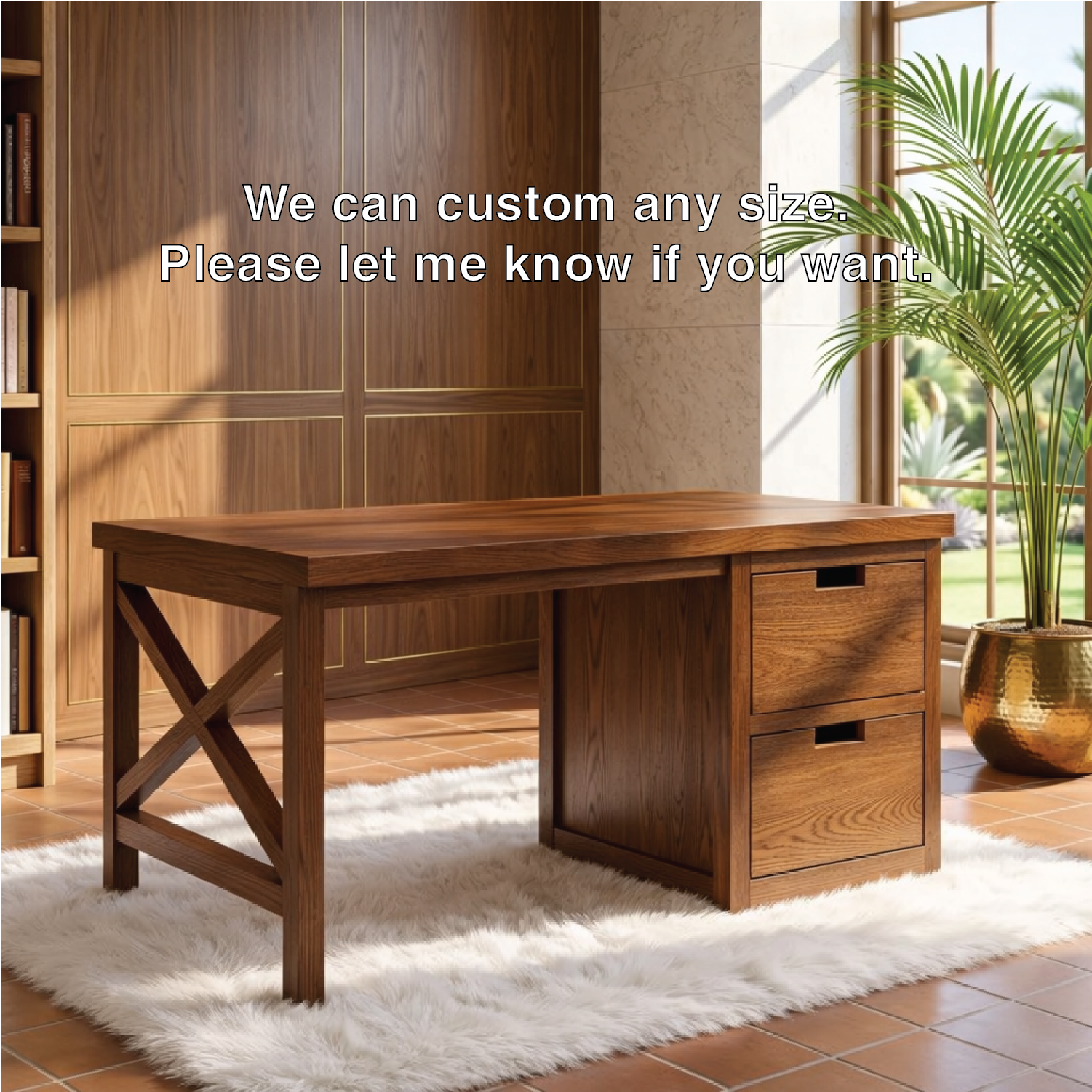 Modern Work Desk with Storage Drawer Minimal Home Office Writing Table Solid Design