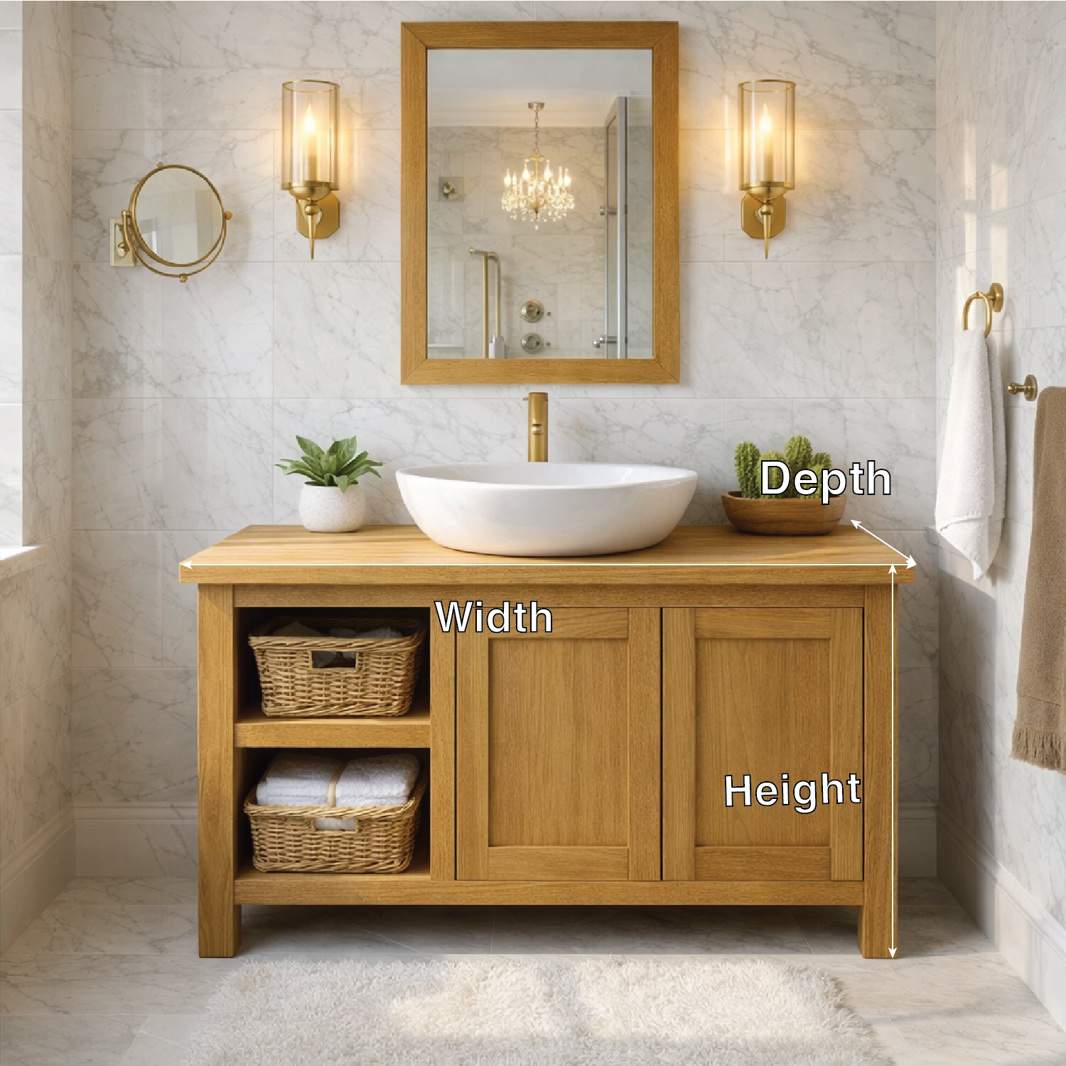 Farmhouse Wood Bathroom Vanity Cabinet With Storage Shelf Bathroom Vanity Base