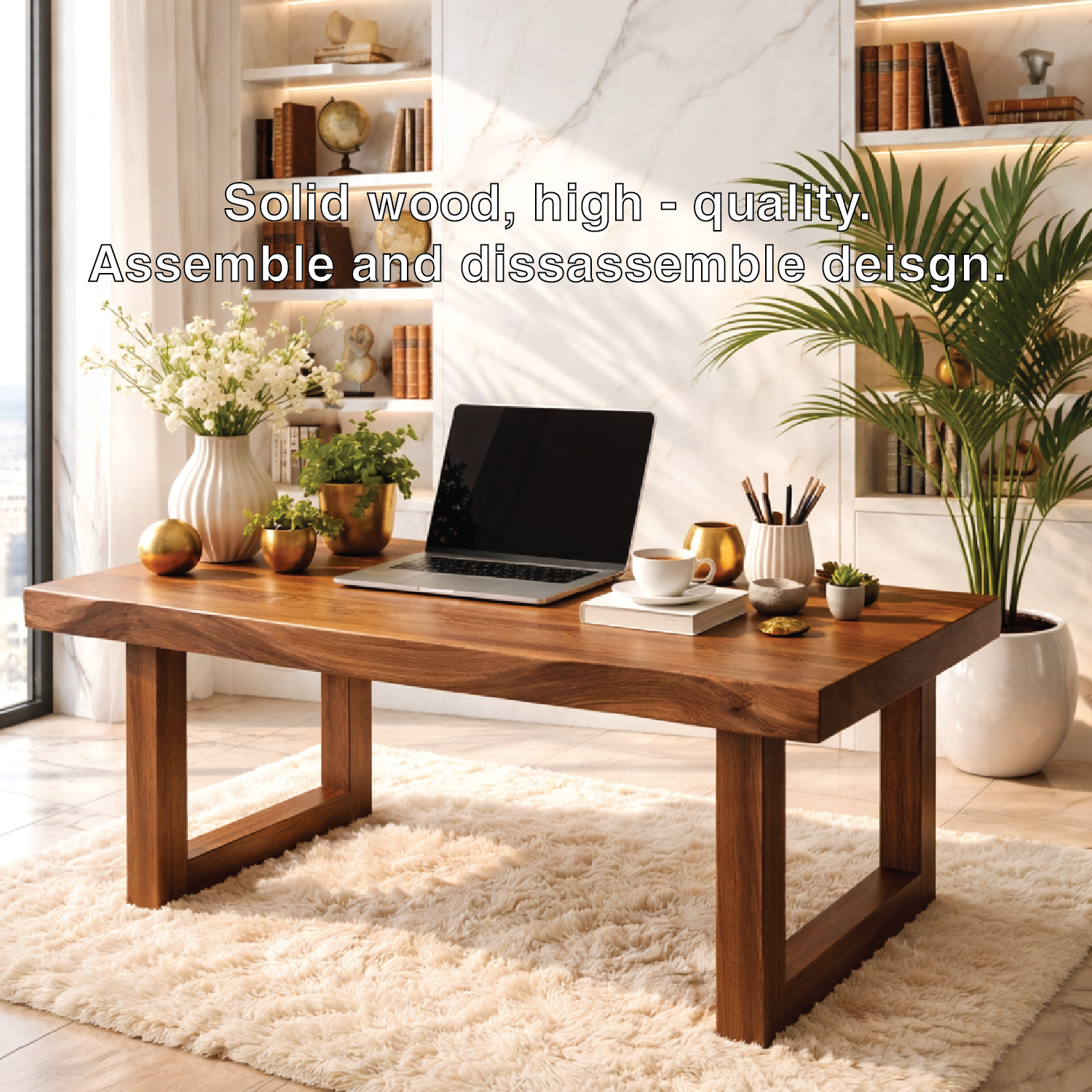 Live Edge Office Desk Natural Edge Writing Table Rustic Workspace Home Office Furniture