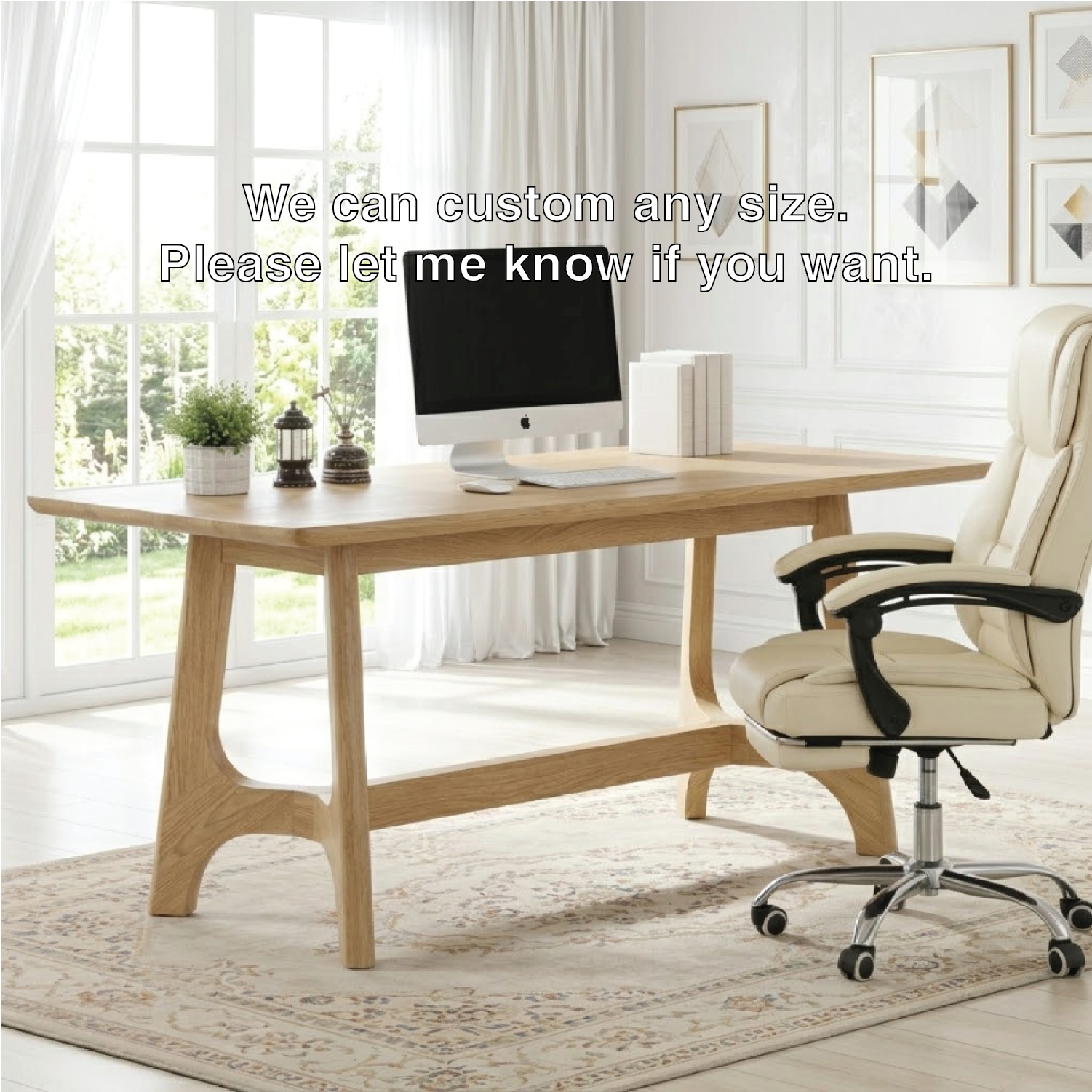 Modern Office Desk Minimalist Work Desk Large Home Office Writing Computer Desk
