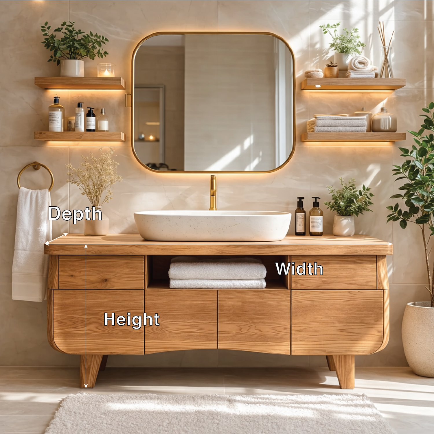 Modern Wood Bathroom Vanity Cabinet With Drawers Storage Bathroom Vanity Base